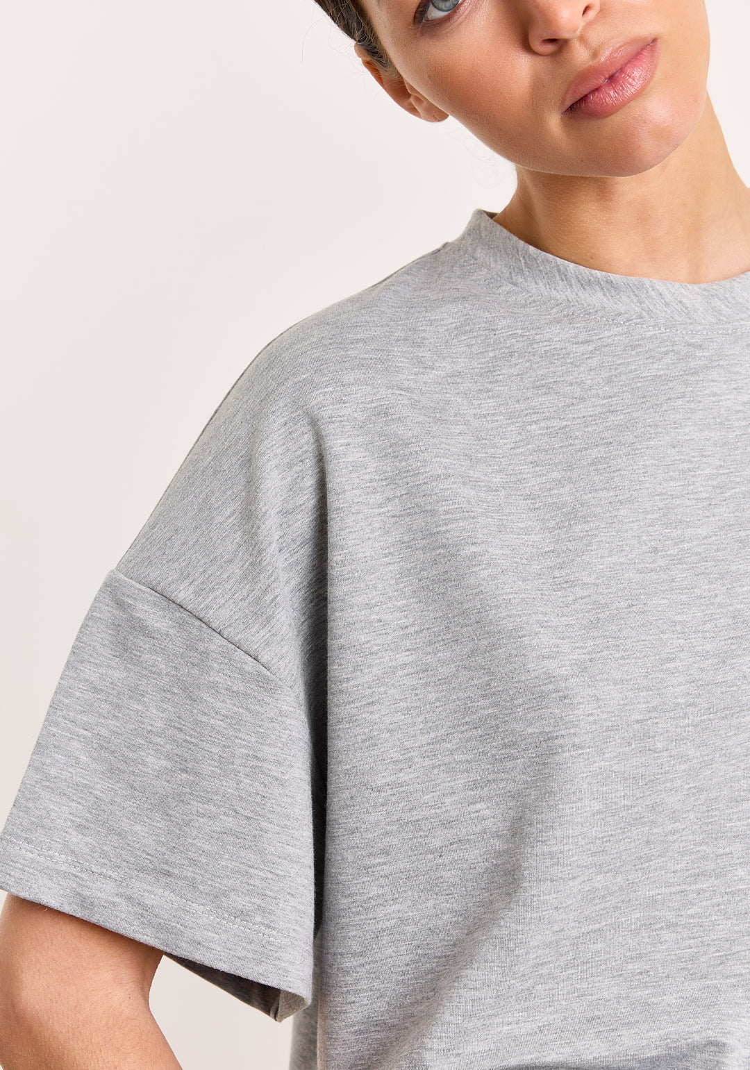 Mich Cotton Stretch Light Grey