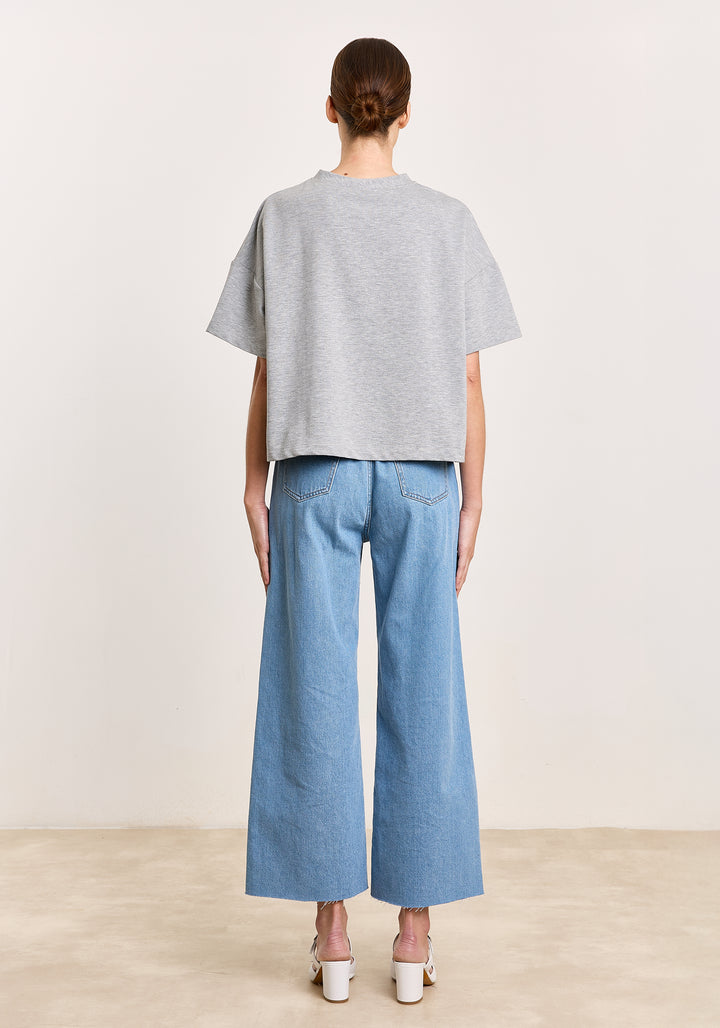 Mich Cotton Stretch Light Grey