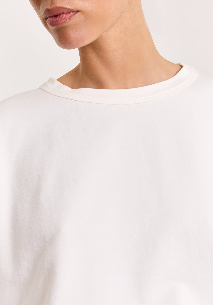 Madeline Cotton Stretch Off White