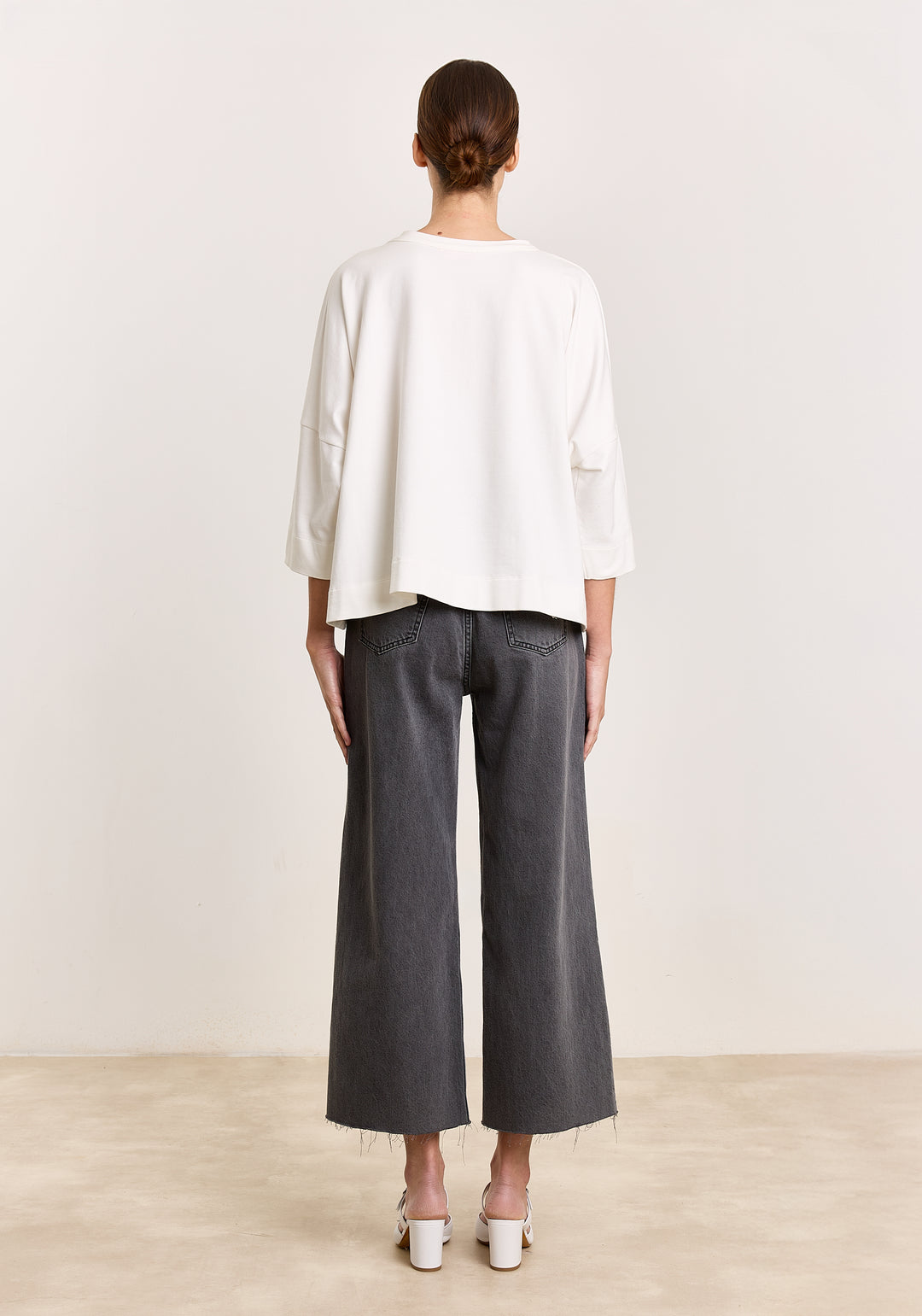 Madeline Cotton Stretch Off White