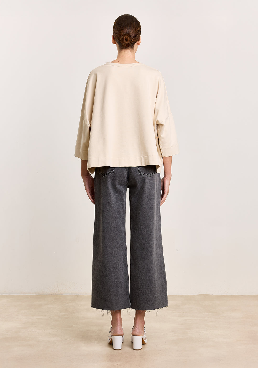 Madeline Cotton Stretch Champagne