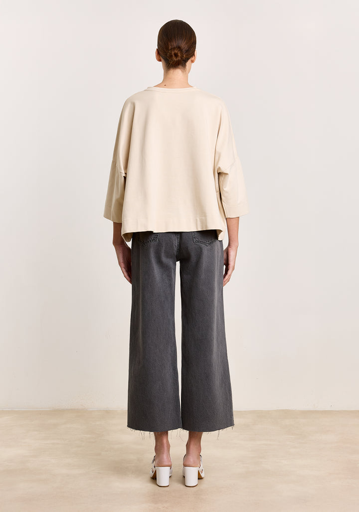 Madeline Cotton Stretch Champagne