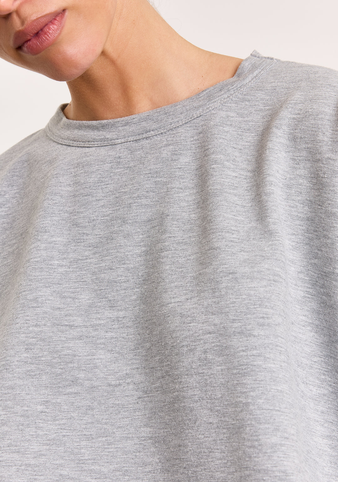 Madeline Cotton Stretch Light Grey