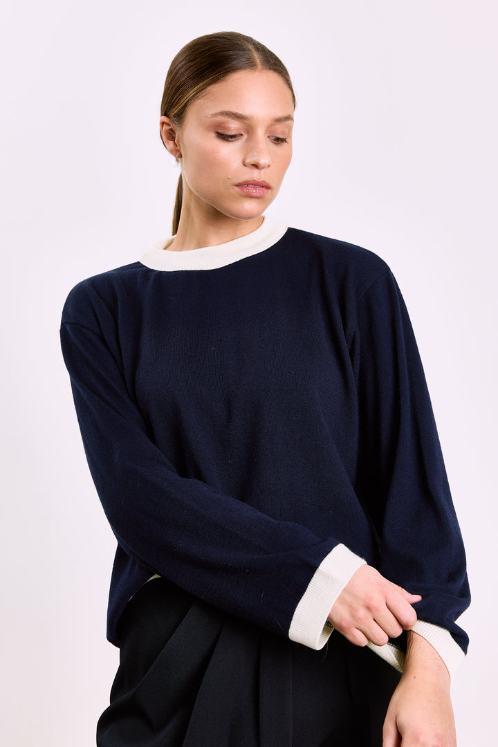 Steffi Basic Knit Navy