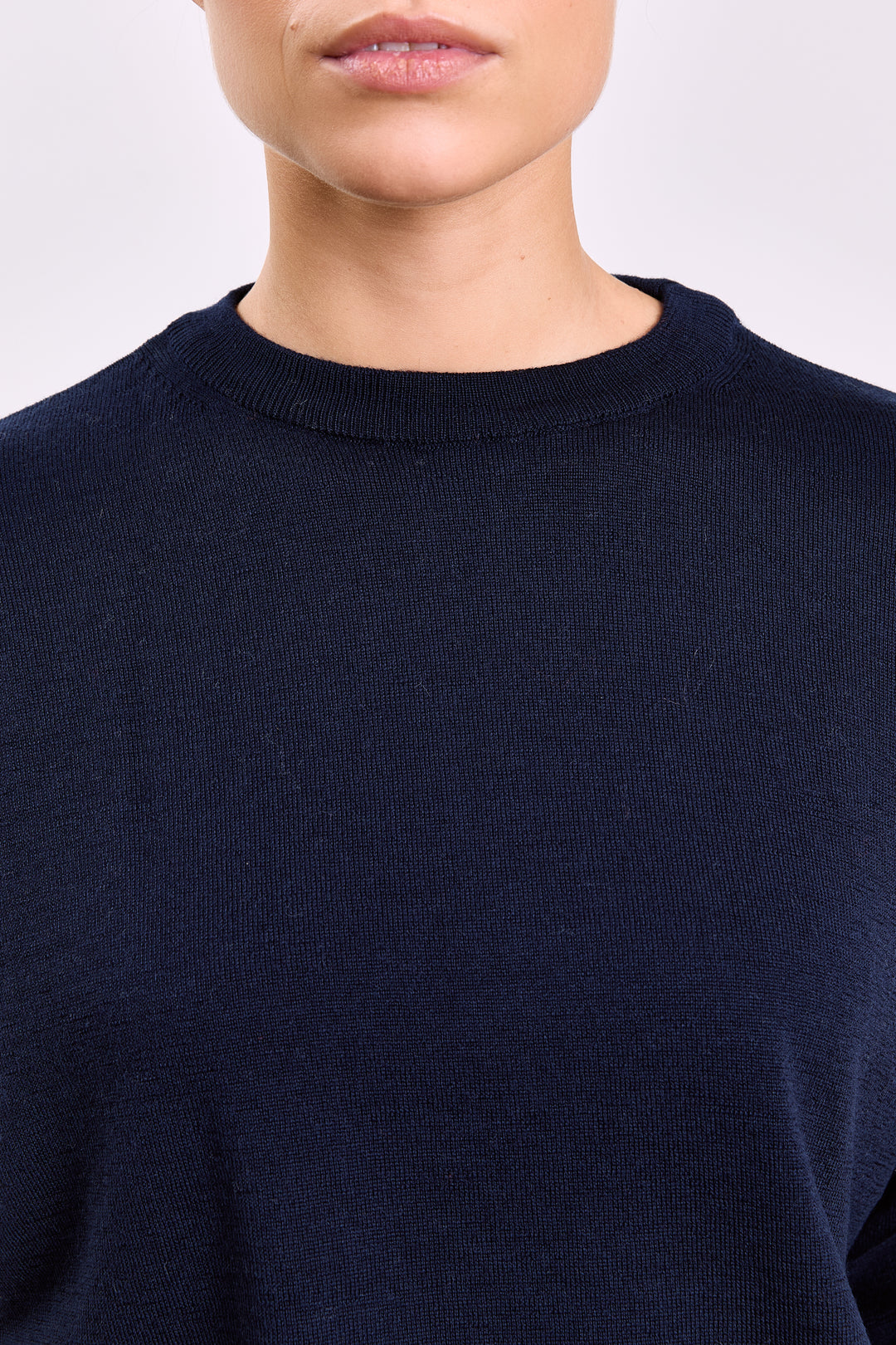 Stephanie Basic Knit Navy