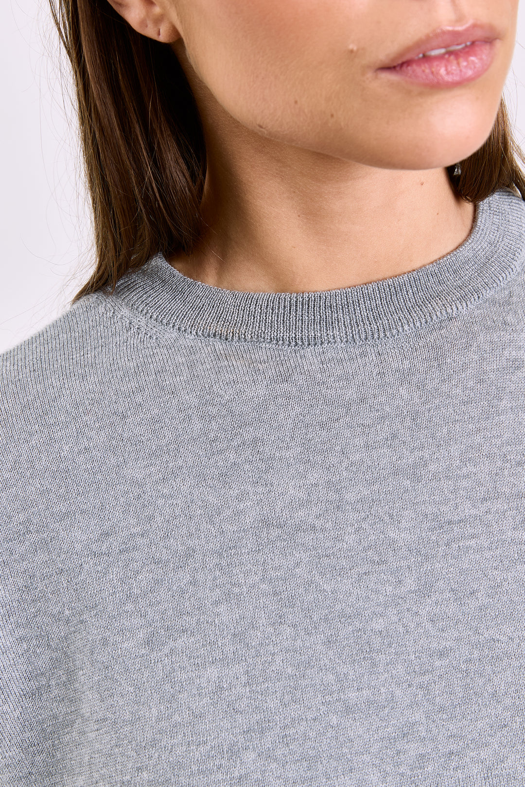 Stephanie Basic Knit Grey