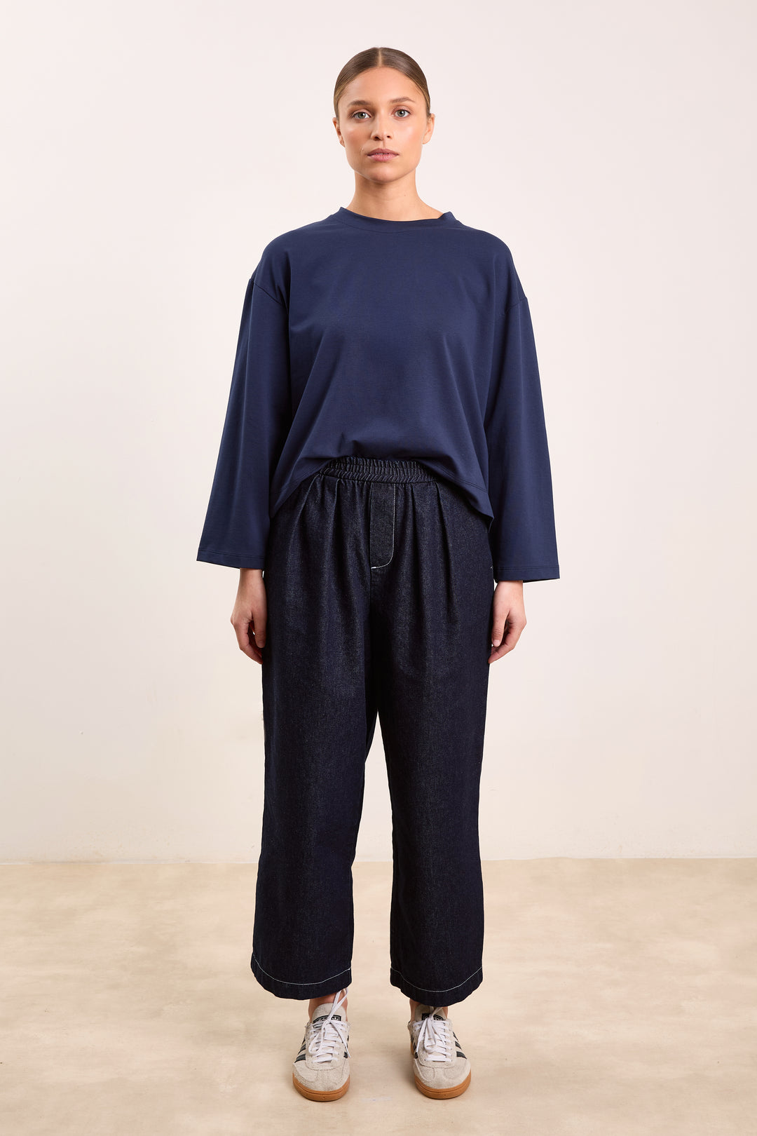 Lilly Light French Terry Navy