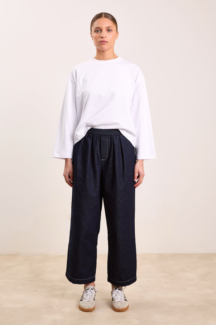 Lilly Light French Terry White