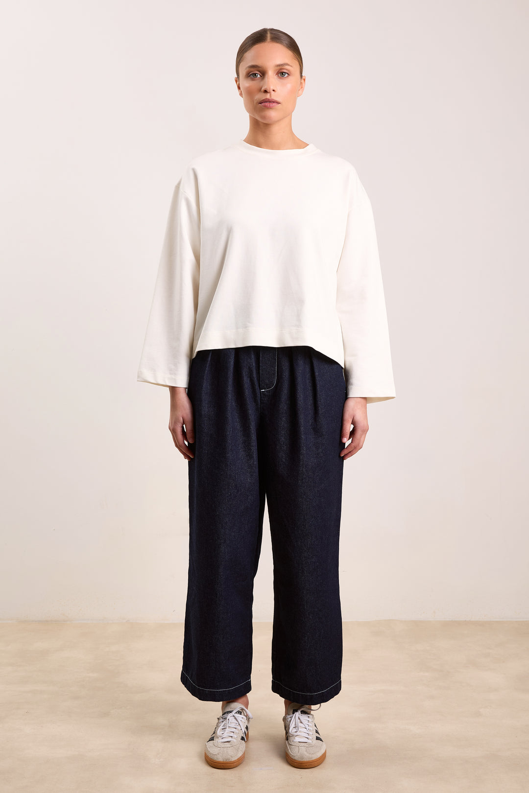 Lilly Light French Terry Off White