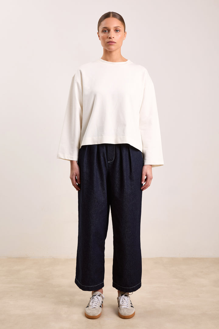 Lilly Light French Terry Off White