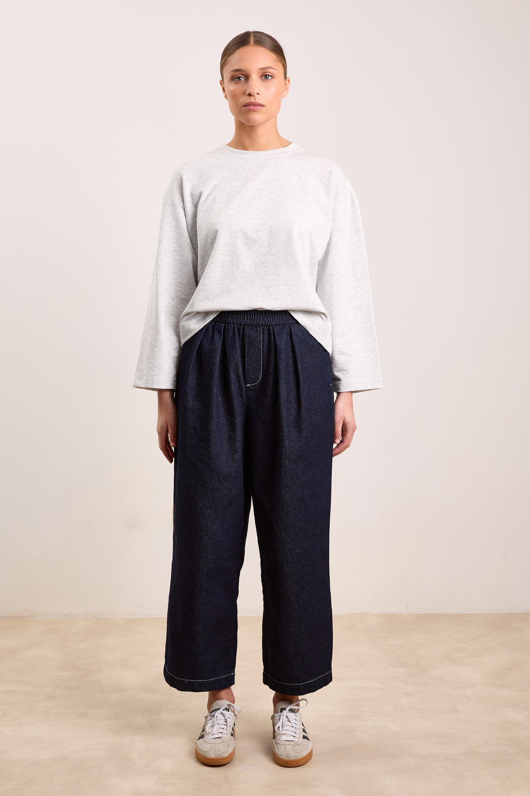 Lilly Light French Terry Light Grey