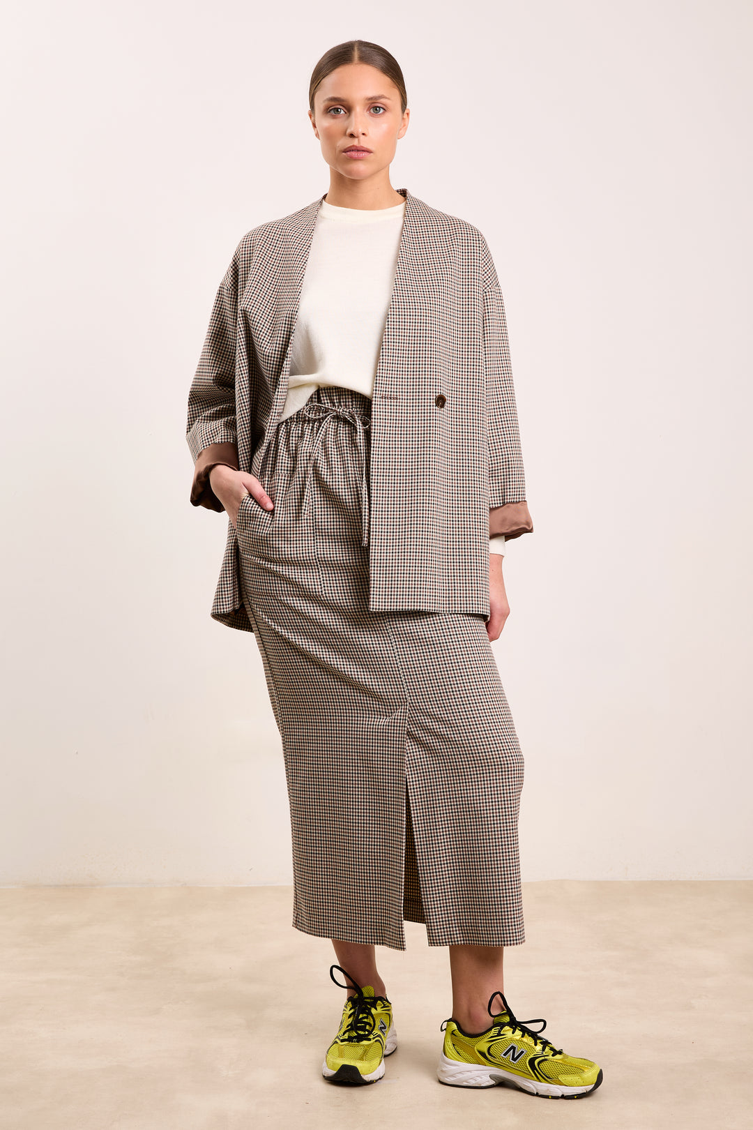 Kate English Checks Brown