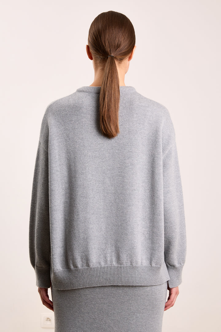 Loua Basic Knit Grey