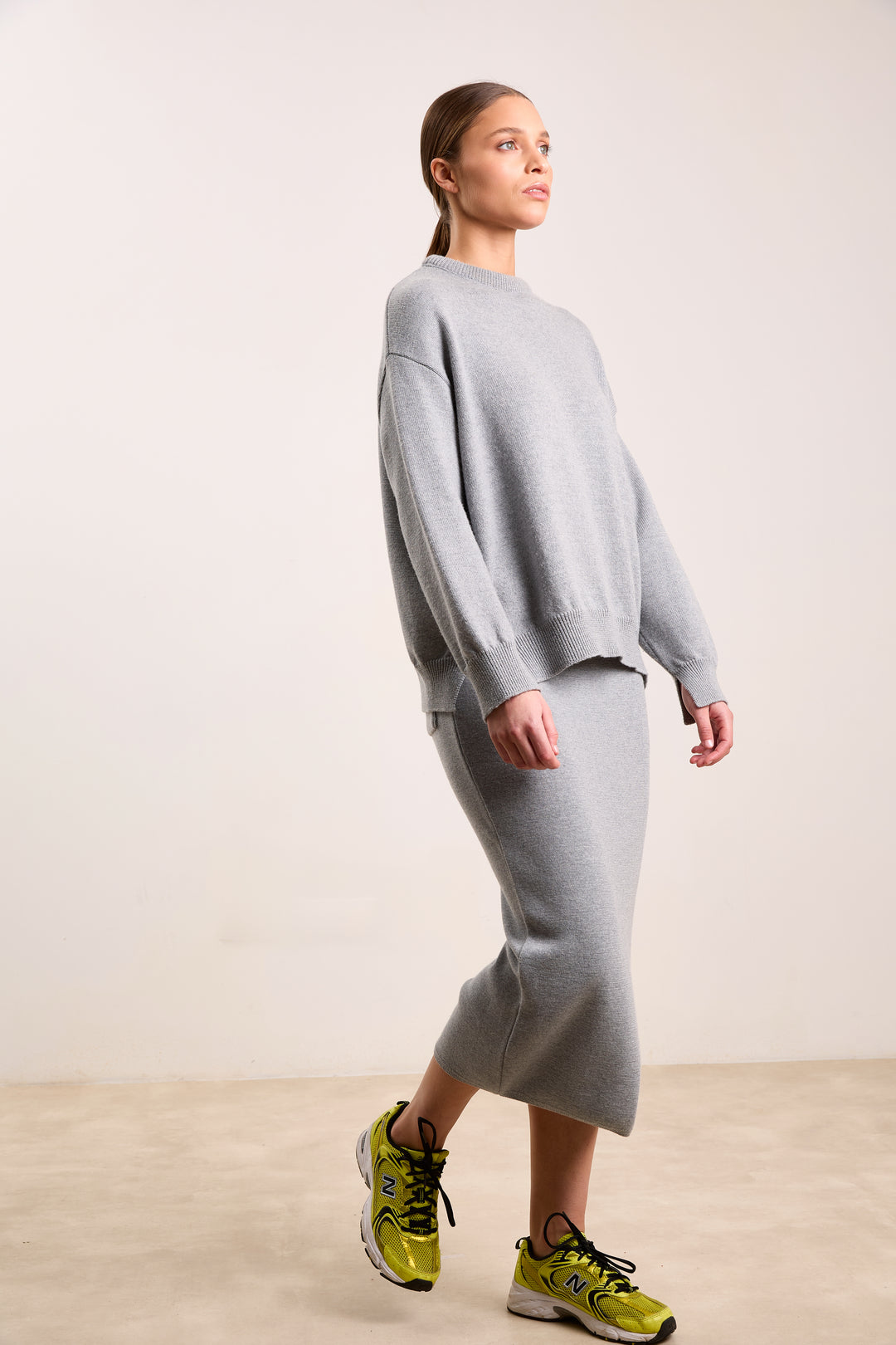 Larissa Basic Knit Grey