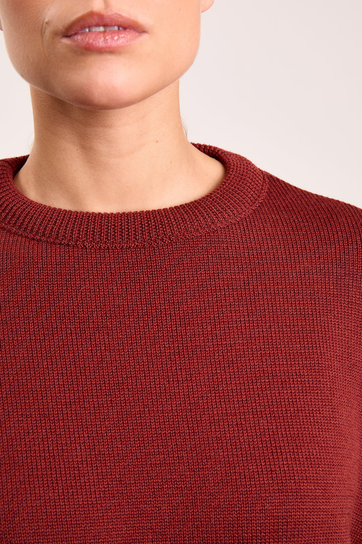 Loua Basic Knit Rust