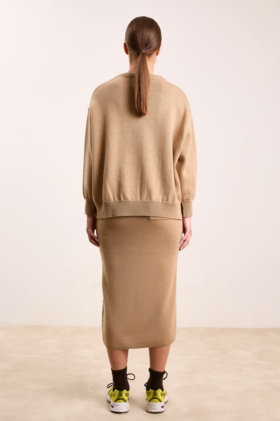 Larissa Basic Knit Camel