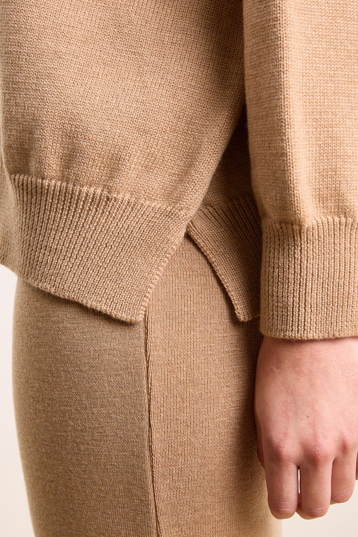 Loua Basic Knit Camel