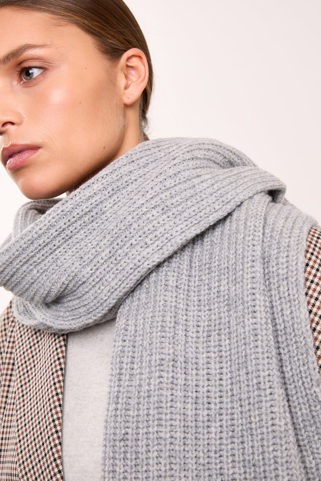 Pia Wool Blend - Light Grey
