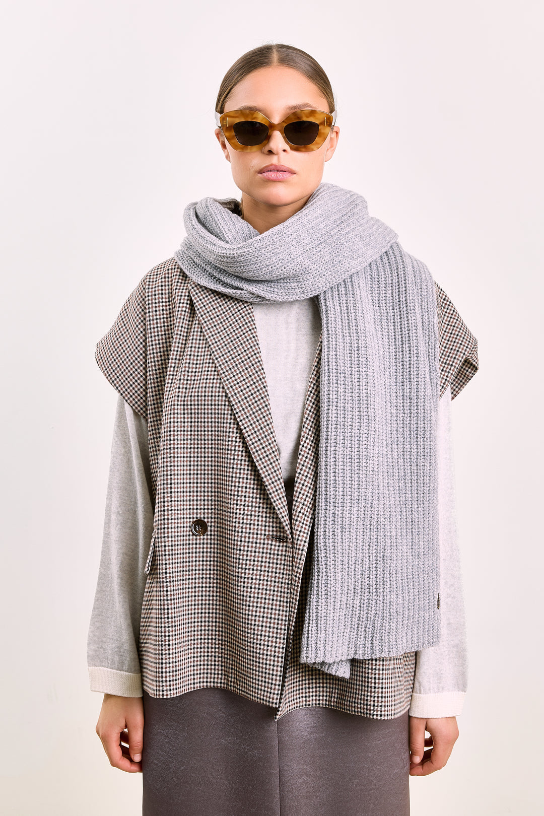 Pia Wool Blend - Light Grey