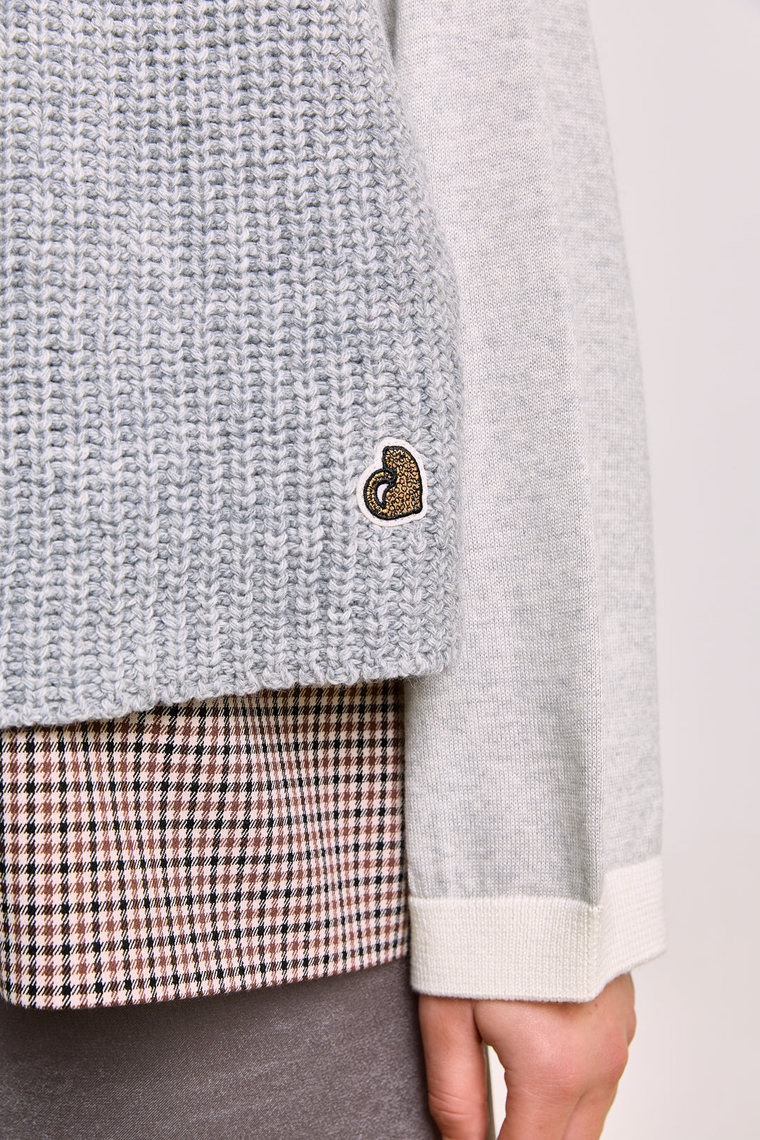 Pia Wool Blend - Light Grey