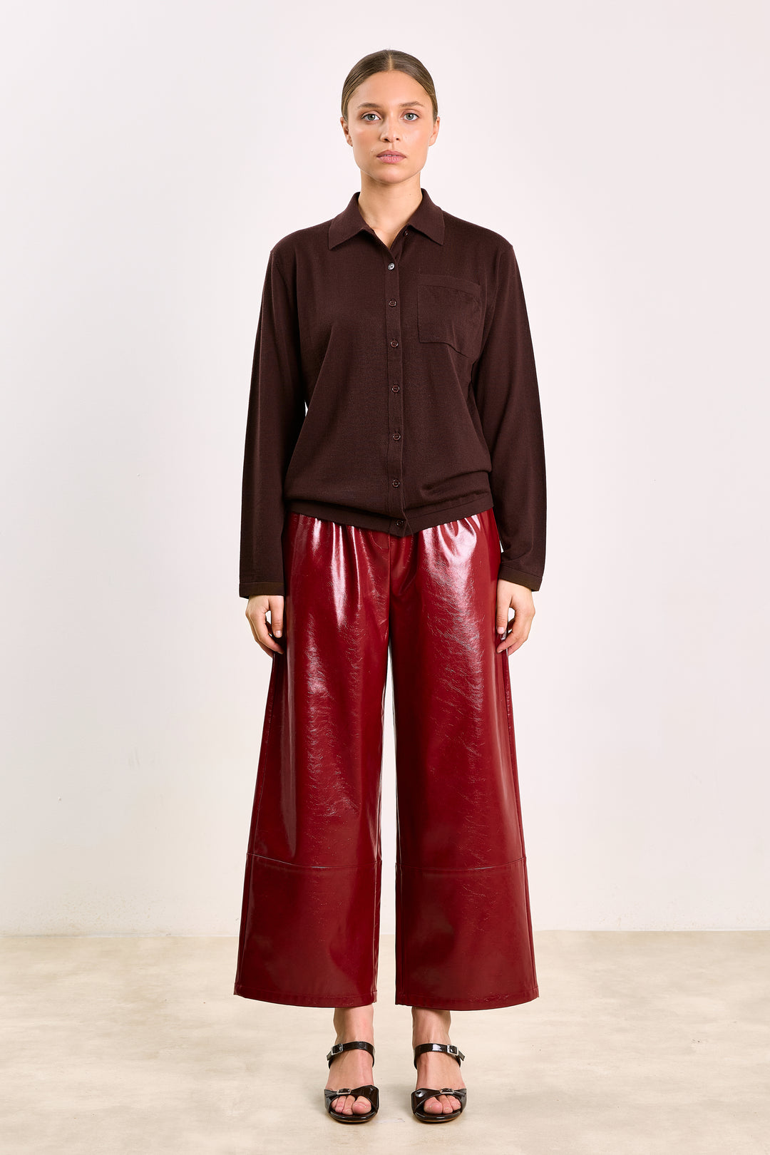 Stevie Merino Wool Brown