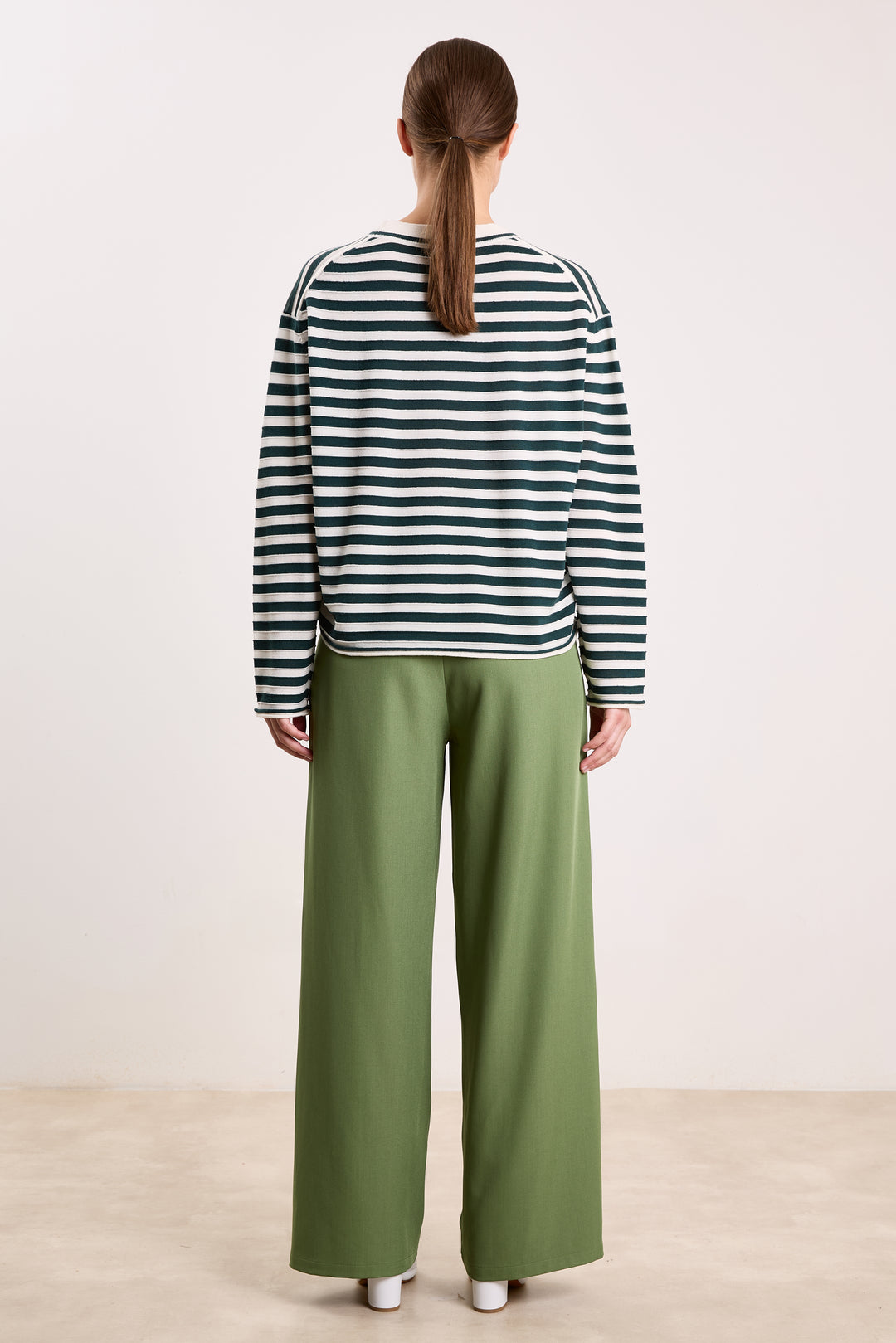 Sophia Merino Wool Off White/Pine