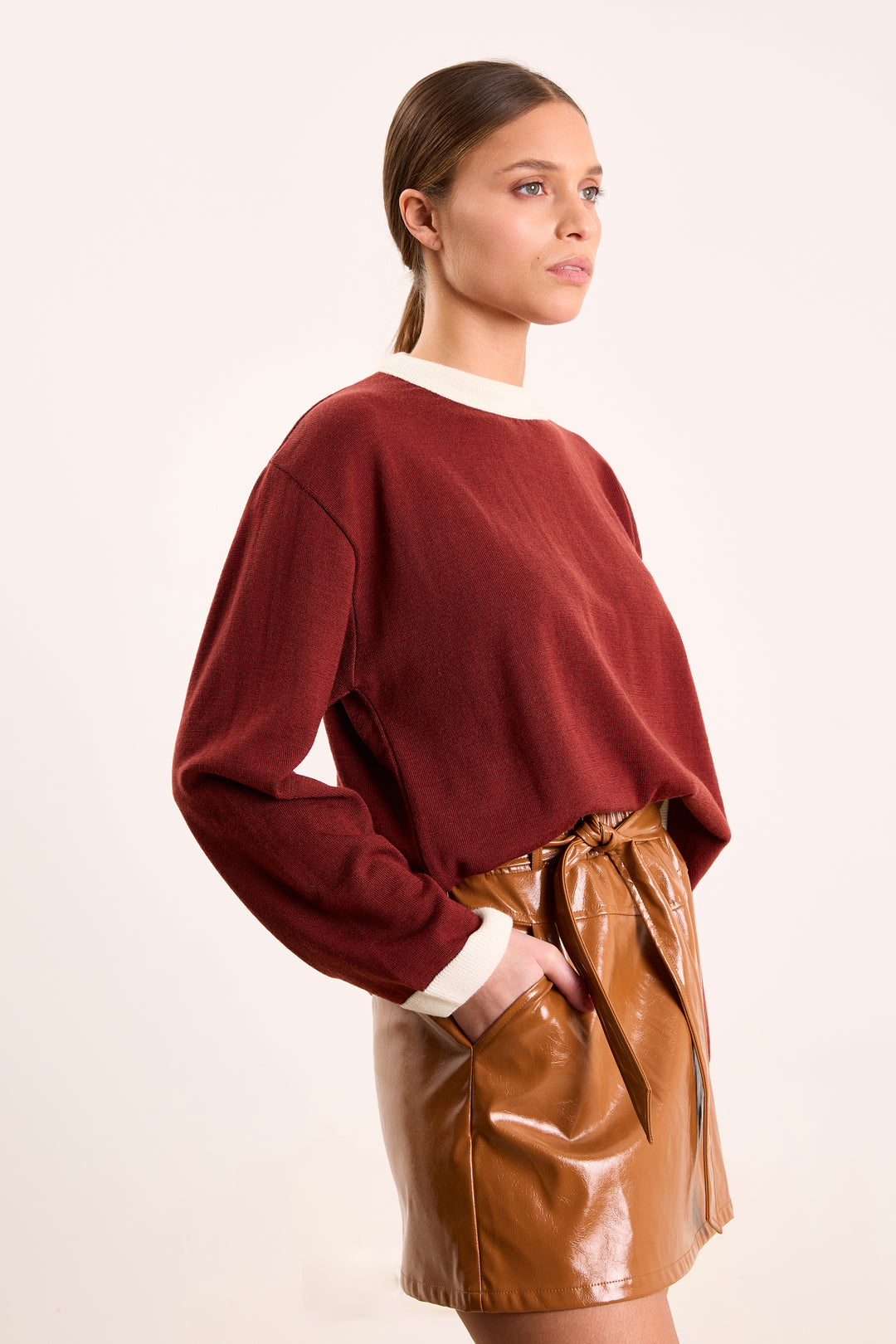 Steffi Basic Knit Rust