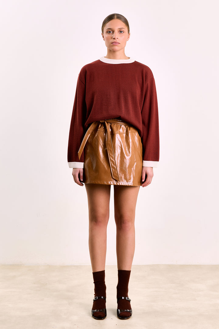 Steffi Basic Knit Rust