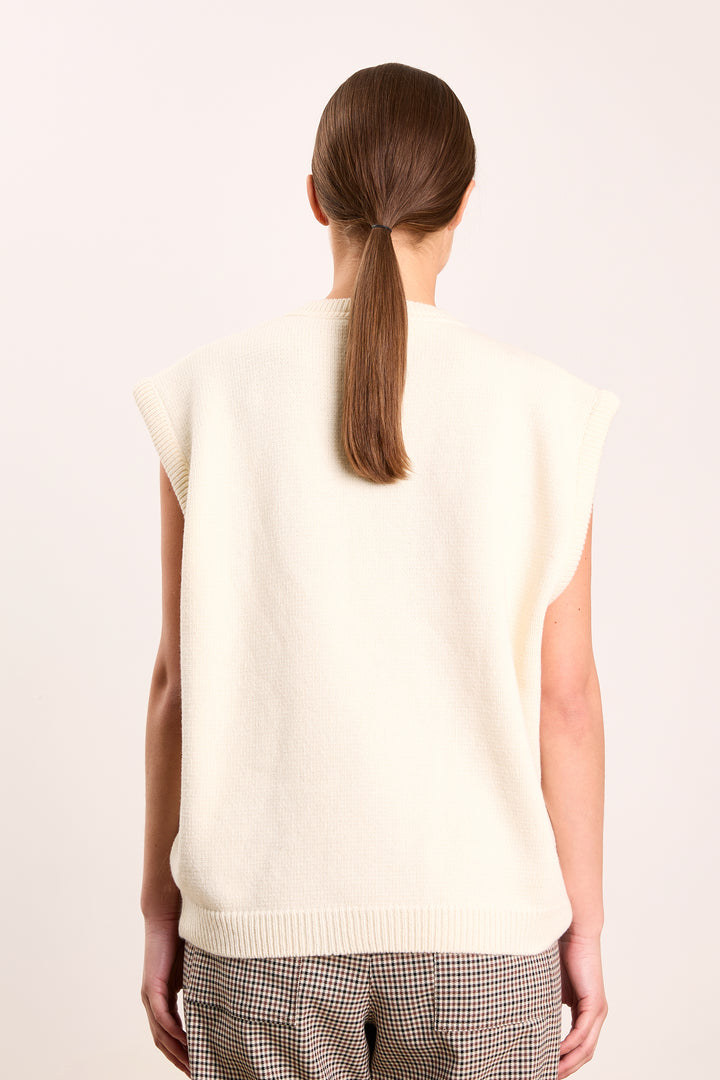 Max Wool Blend - Non Rib Off White