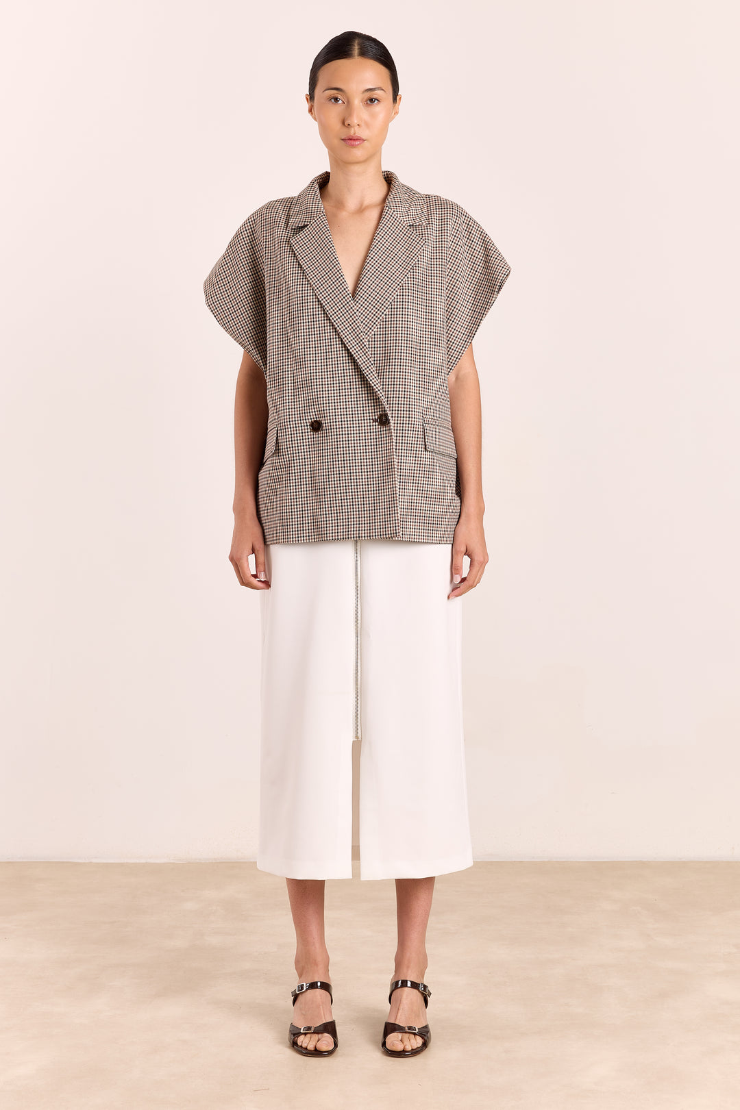 Andre Flowy Crepe White