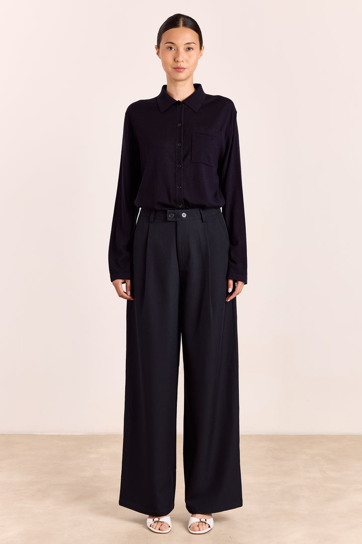 Stevie Merino Wool Navy