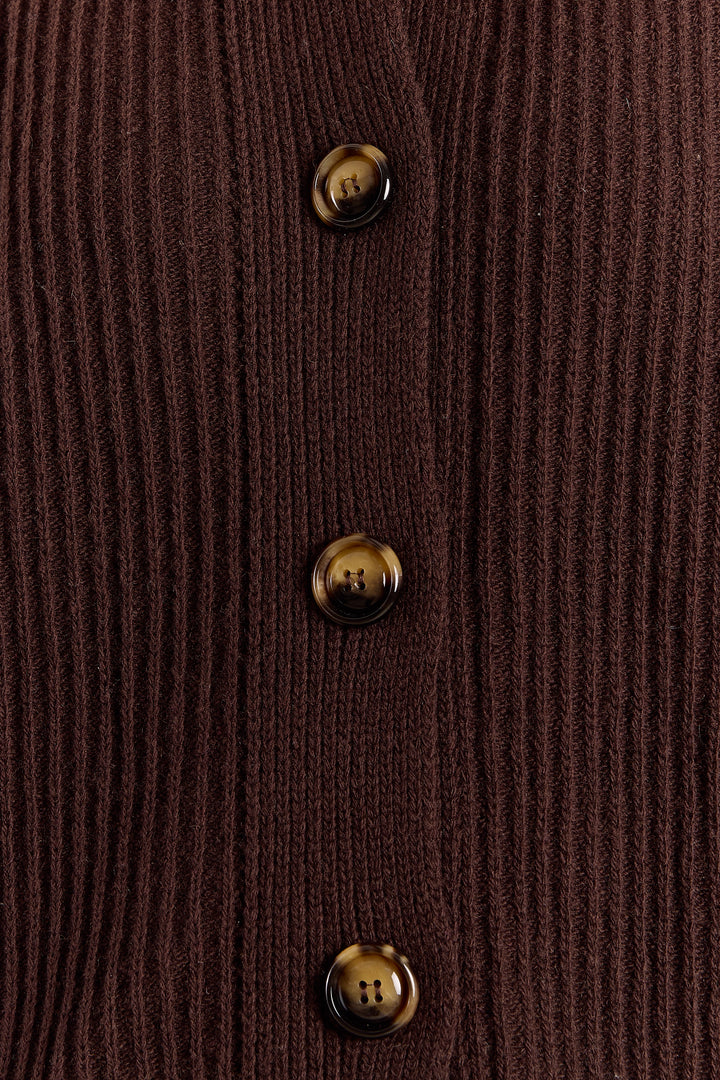 Peppa Wool Blend - Rib Brown