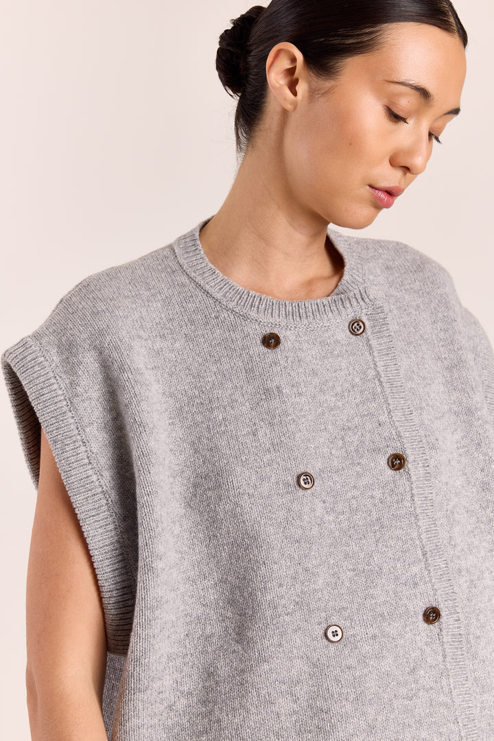 Max Wool Blend - Non Rib Light Grey