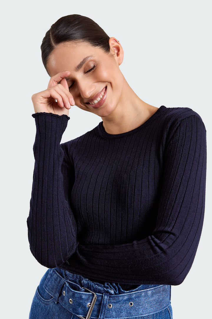 Dana Extrafine Merino Navy