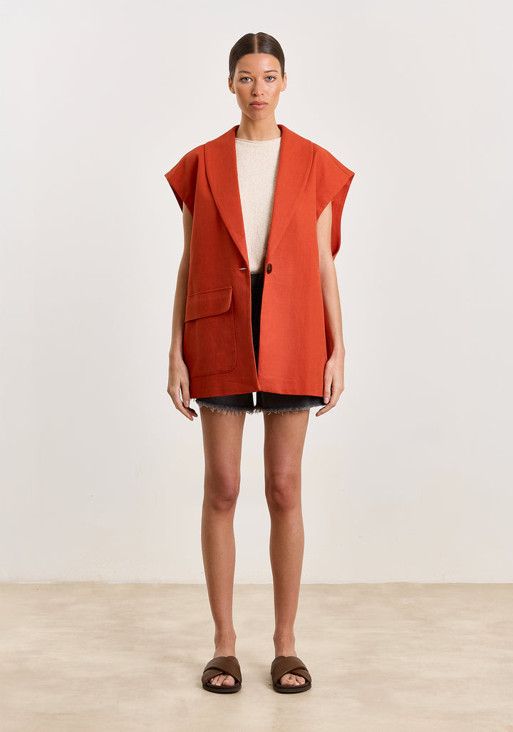 Taylor Summer Linen Cotton Brick