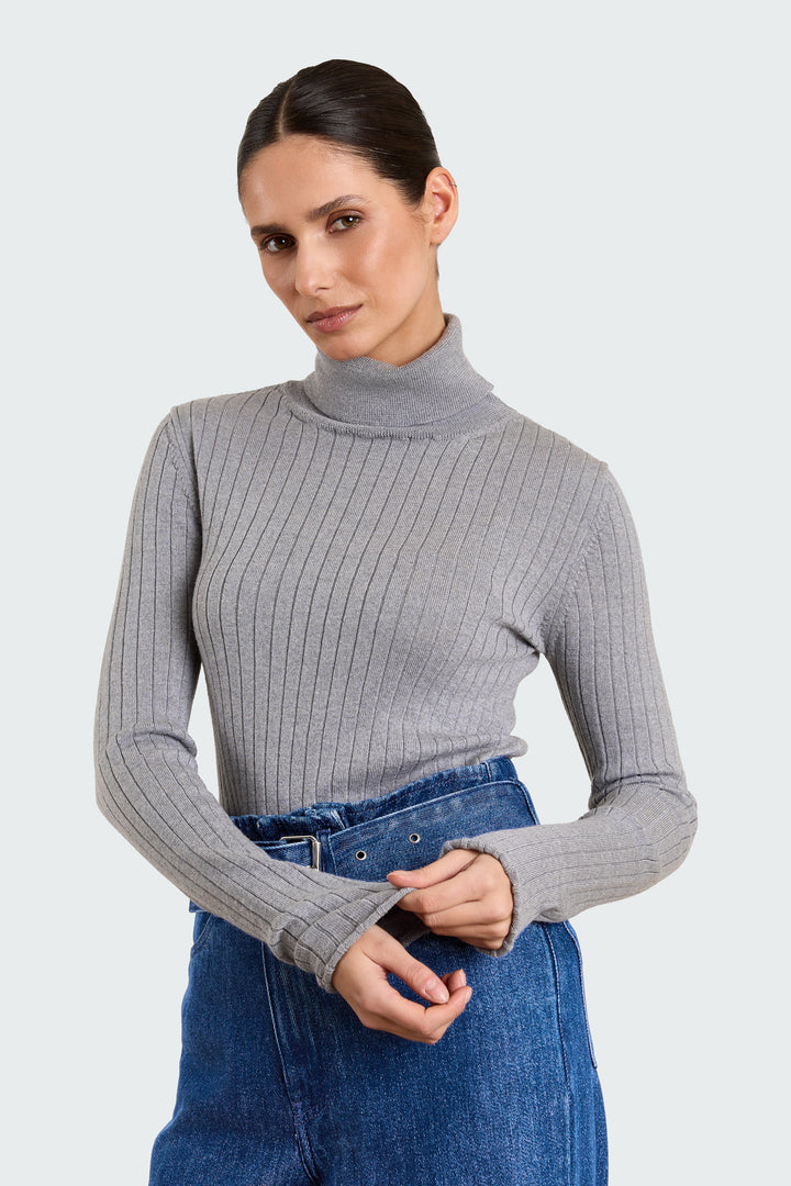 Dahlia Extrafine Merino Grey Melange
