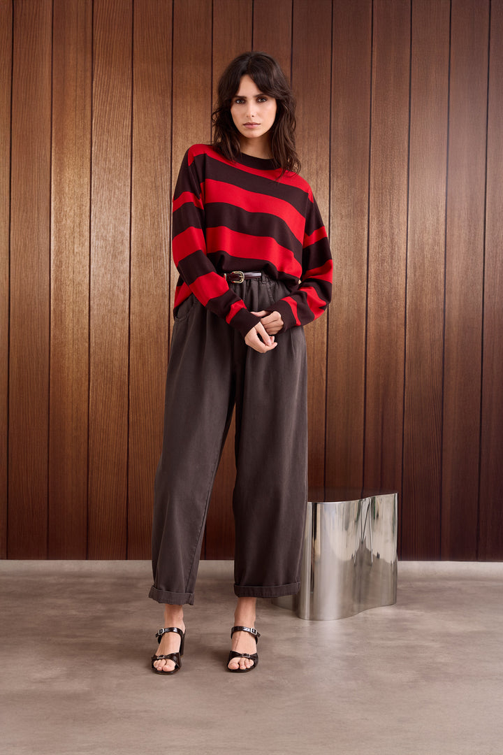 Sasha Merino Red/Brown