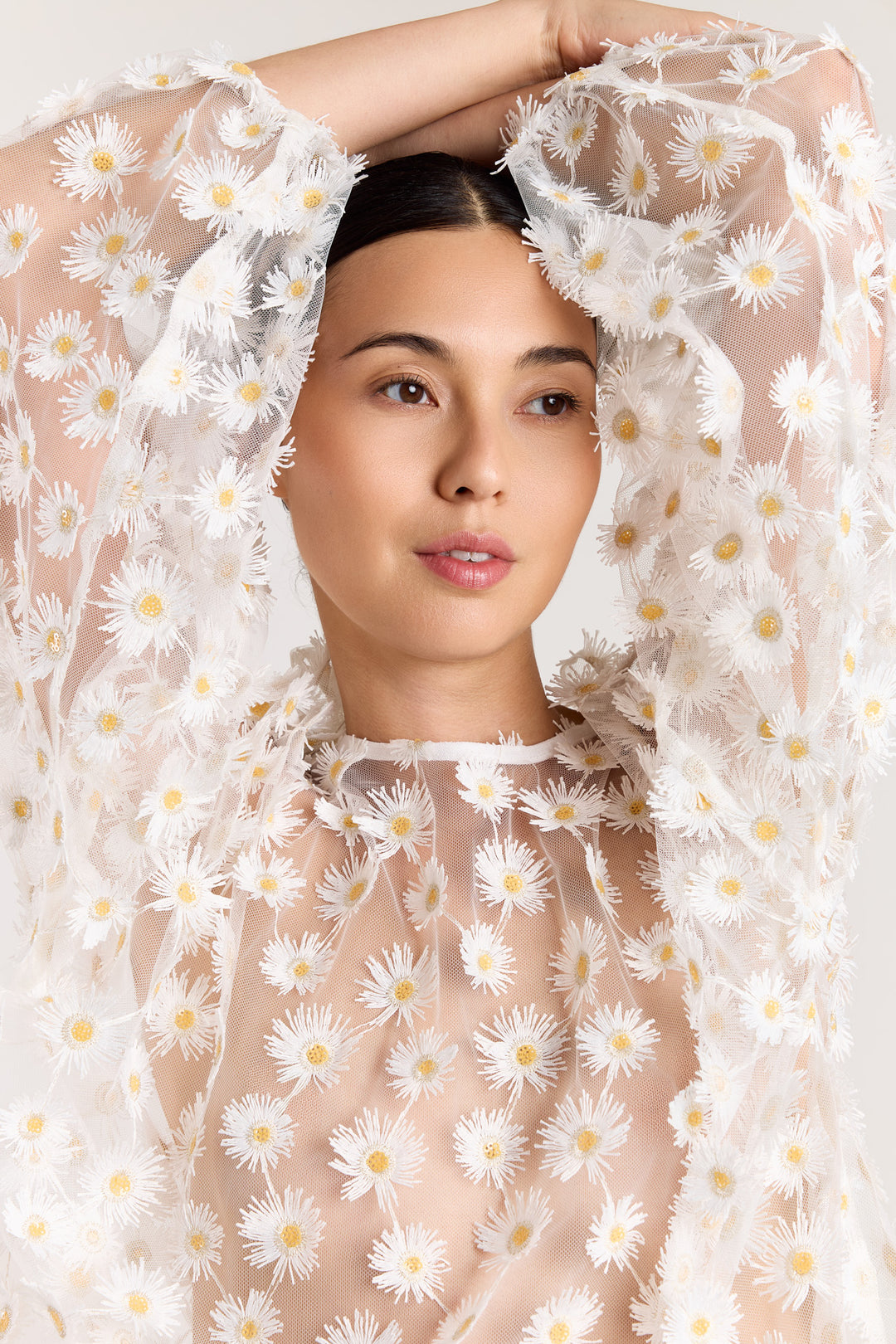 Lizzie Sheer Daisy White