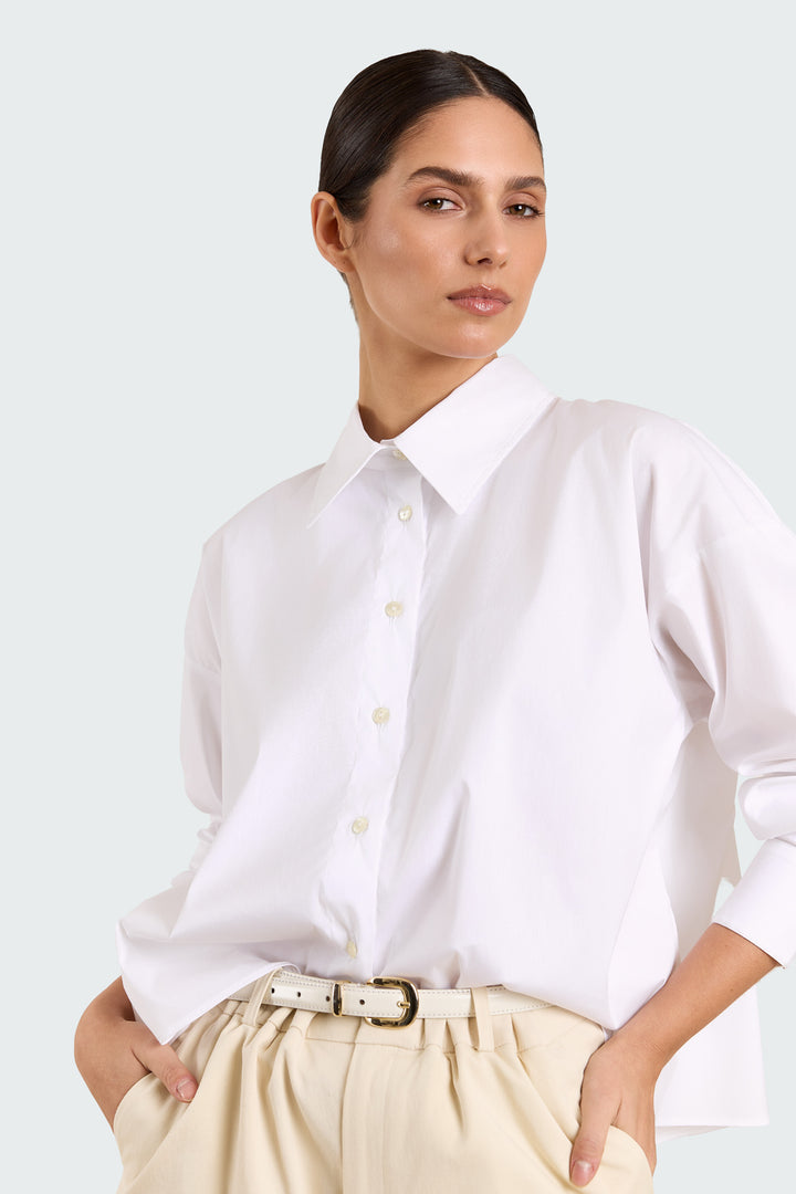 Florence Shirting White