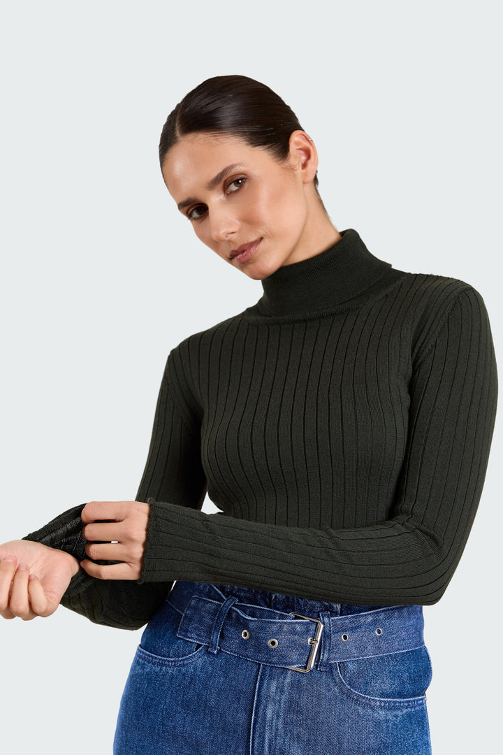 Dahlia Extrafine Merino Military
