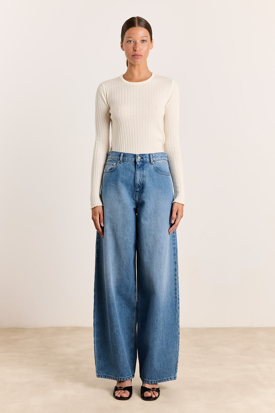 Heidi Rigid Denim Clear Blue