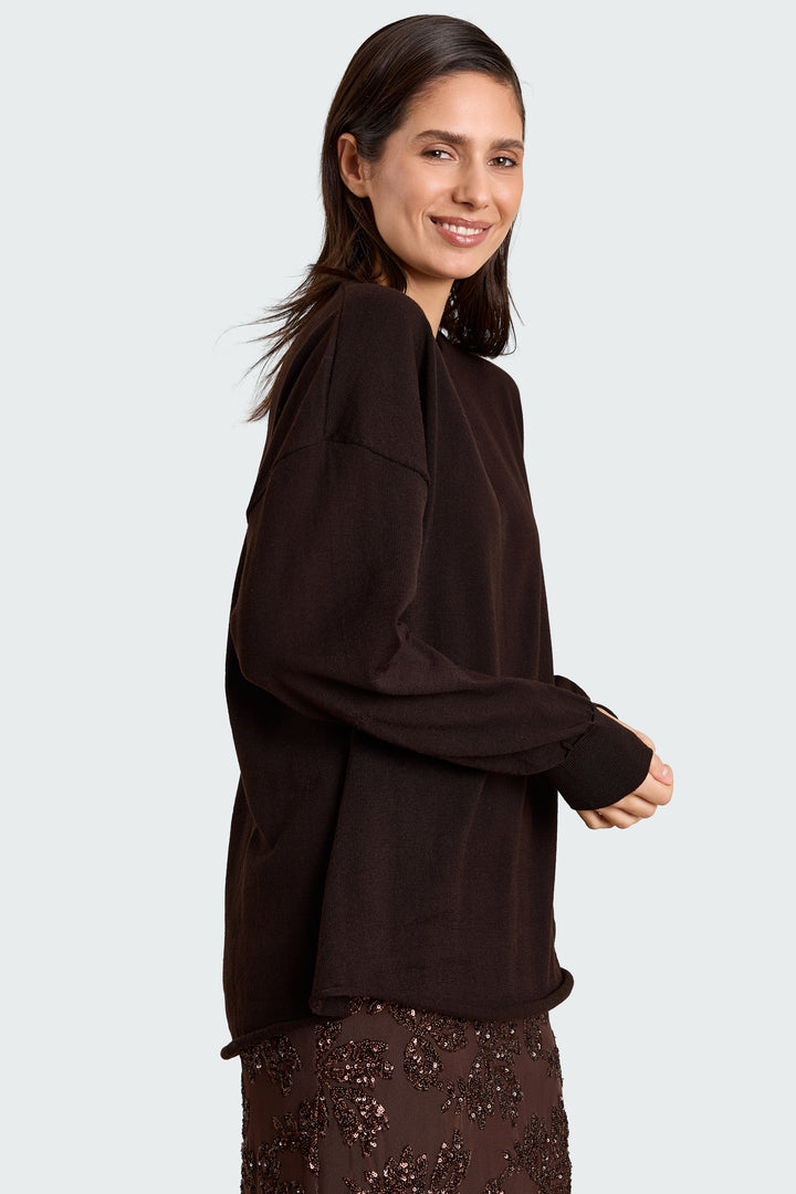 Oline Basic Knit Brown