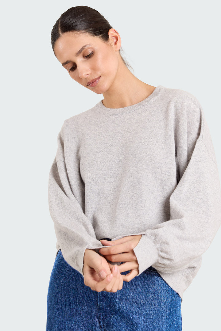 Coby Cashmere Merino Grey Melange