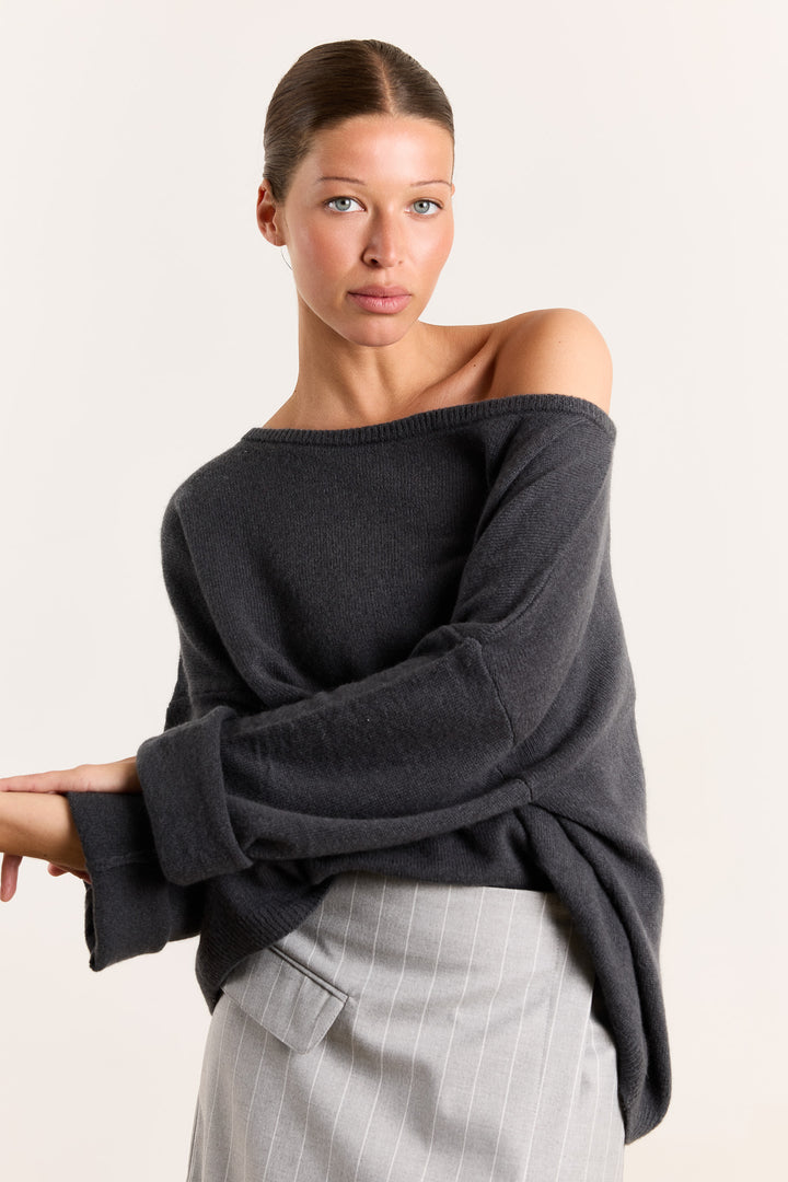Margaret Cashmere Graphite