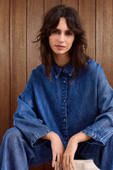 Alma Light Weight Denim Vintage blue