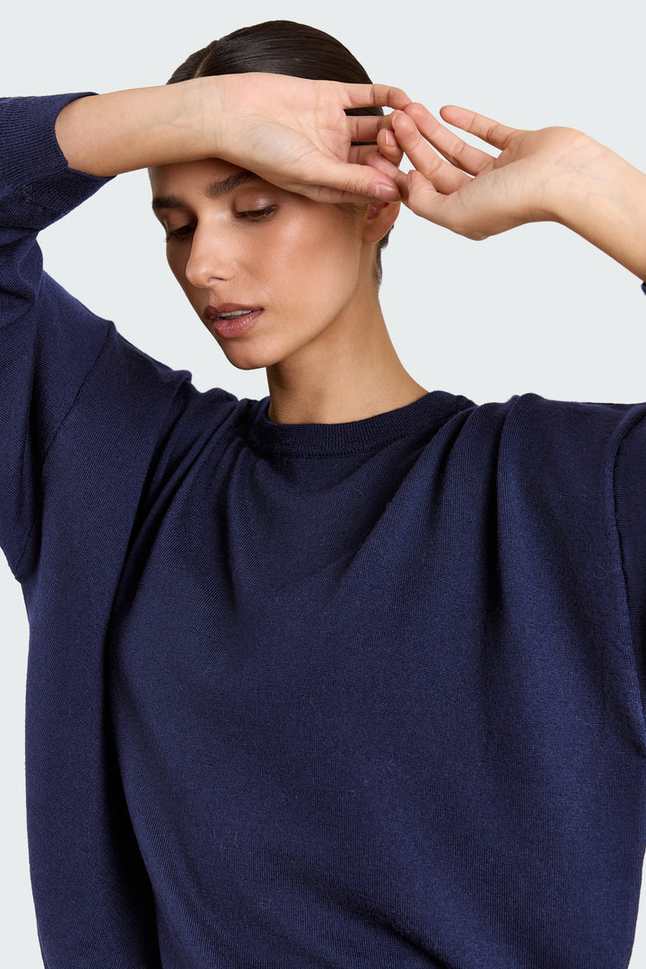 Stephanie Basic Knit Midnight