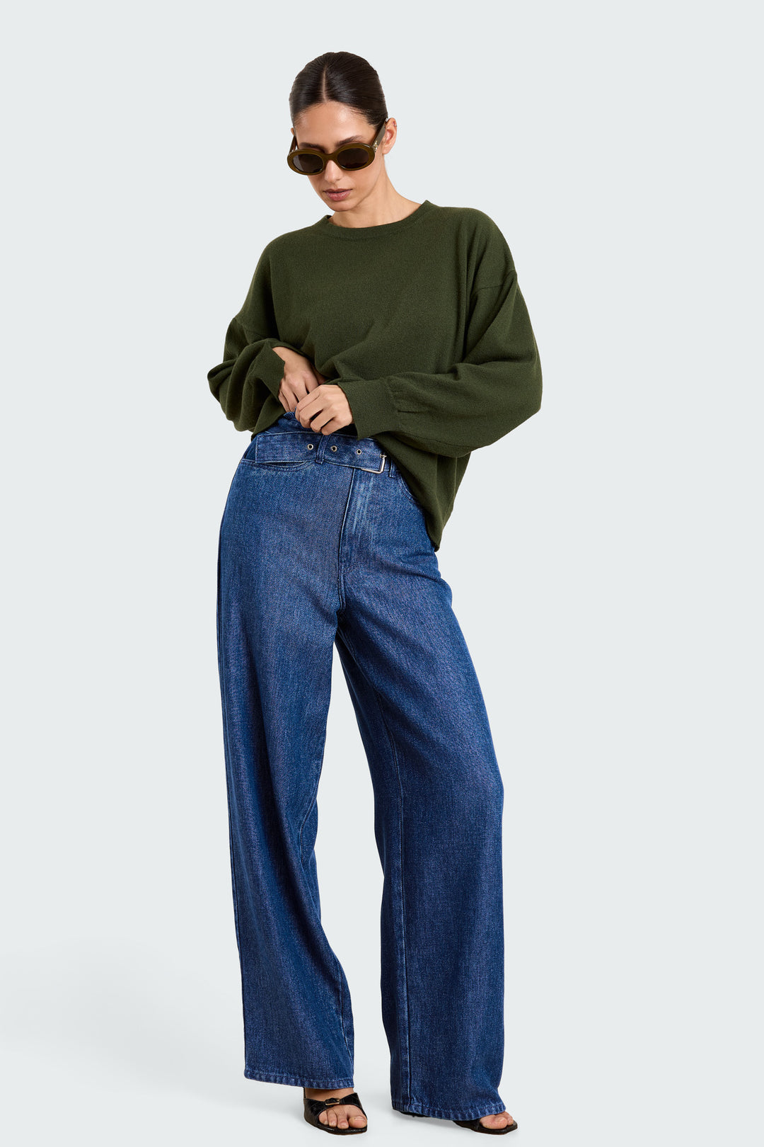 Coby Cashmere Merino Military