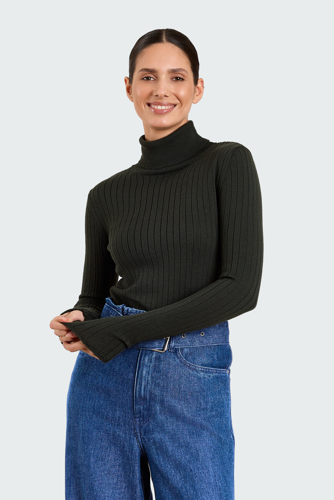 Dahlia Extrafine Merino Military