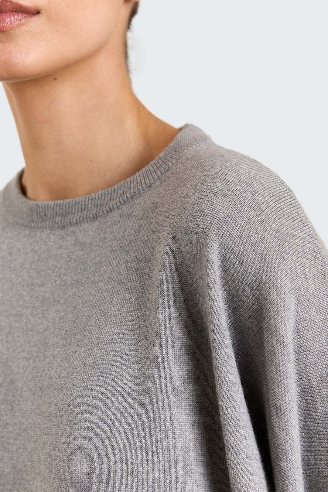 Stephanie Basic Knit Grey