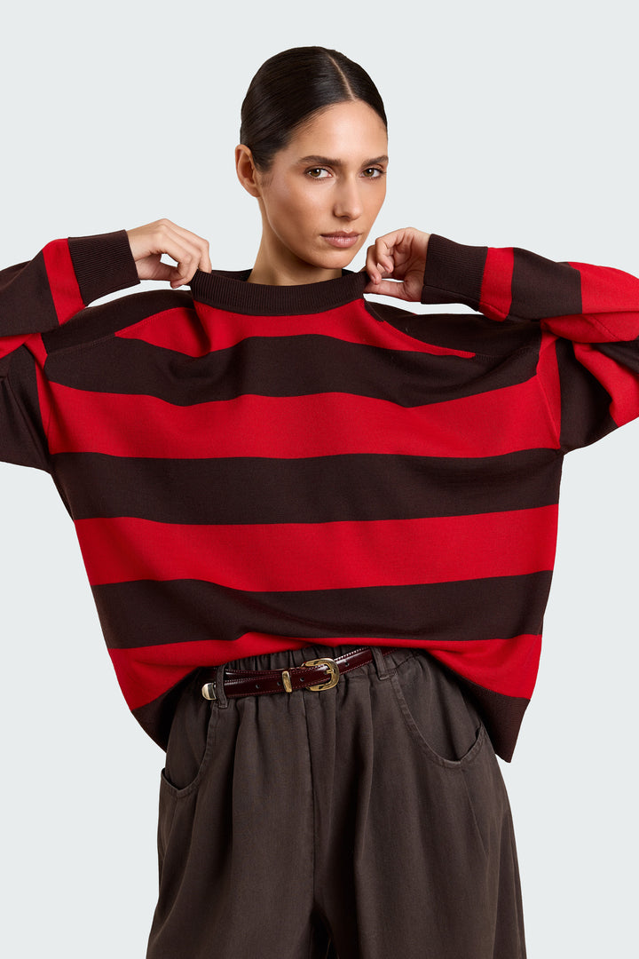 Sasha Merino Red/Brown